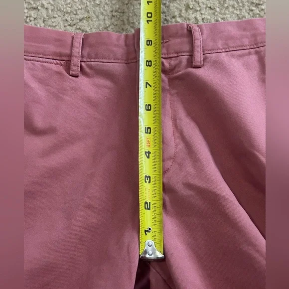 J.Crew Broken-In Chino Pants Men's W29 L32 Salmon Pink 100% Cotton Straight Fit - Picture 7 of 9